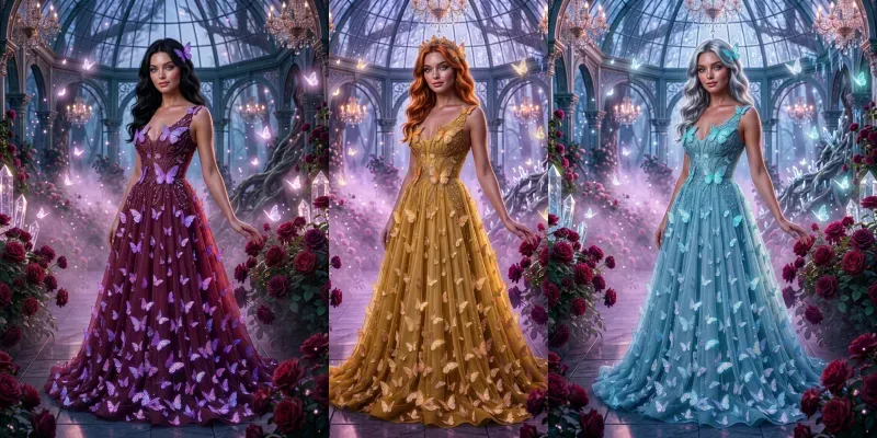 Luxury Butterfly Queen Portraits