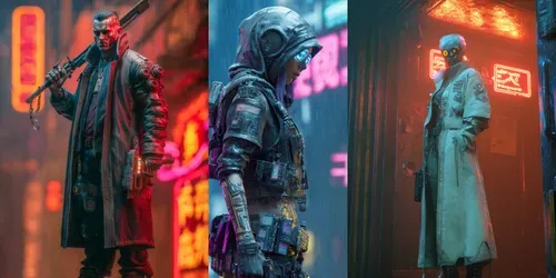 Cyberpunk Character Portrait Generator generated by midjourney