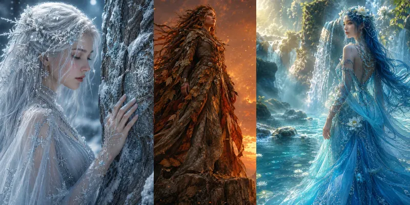 Mystical Forest Guardian Portraits generated by undefined