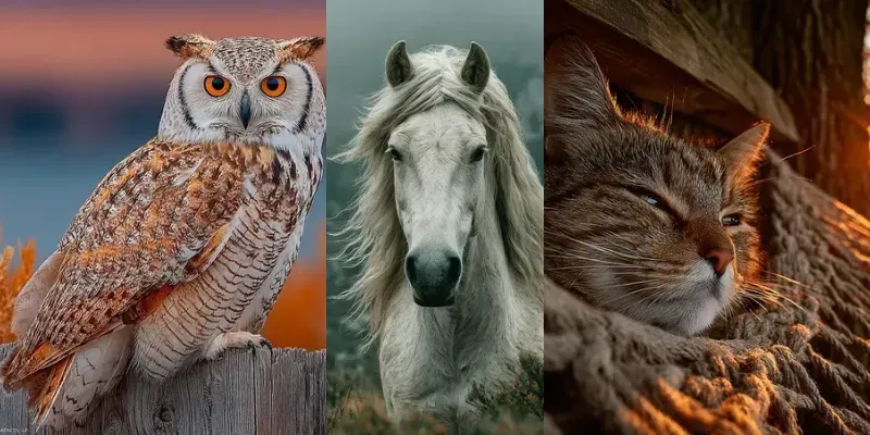 Cinematic Golden Hour Wildlife generated by undefined