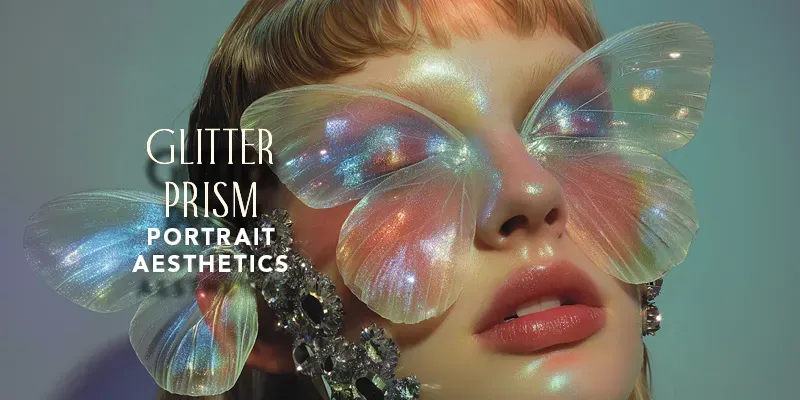 Glitter Prism Portrait Aesthetics generated by undefined
