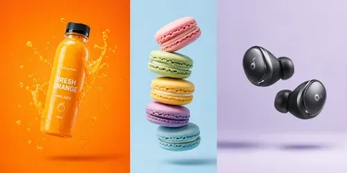 Floating Product Studio Shots generated by chatgpt-image