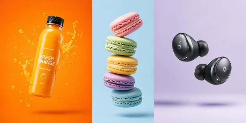 Floating Product Studio Shots generated by undefined