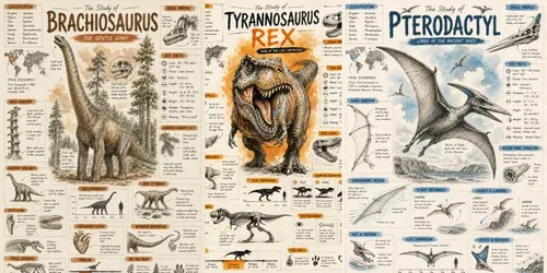 Educational Dinosaur Sketchnote Assets generated by chatgpt-image