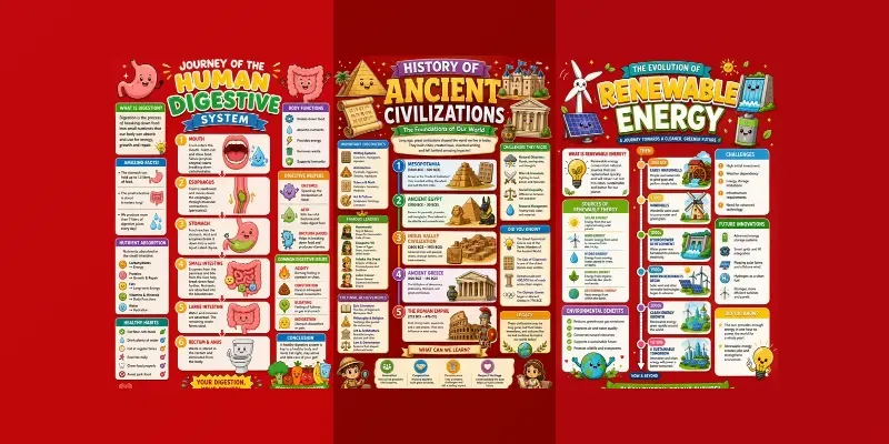 Kids Learning Infographic Packs generated by undefined