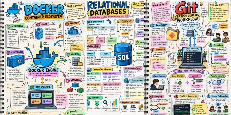 Handdrawn Tech Study Notes generated by undefined
