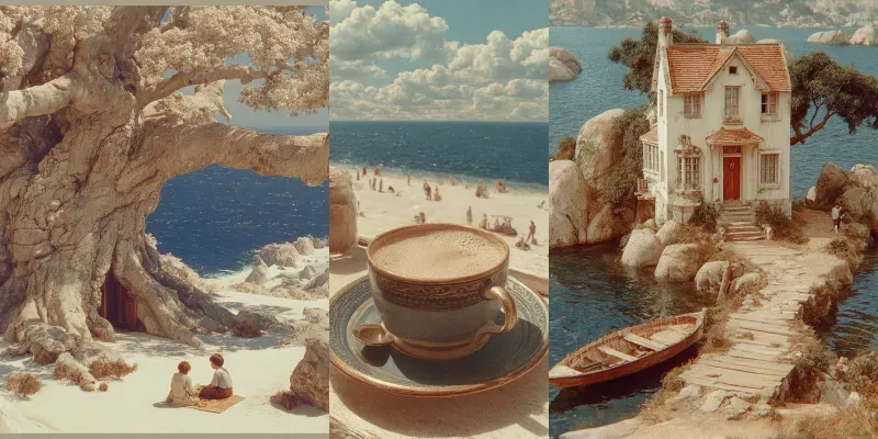 Vintage Film Photos Magical Realism