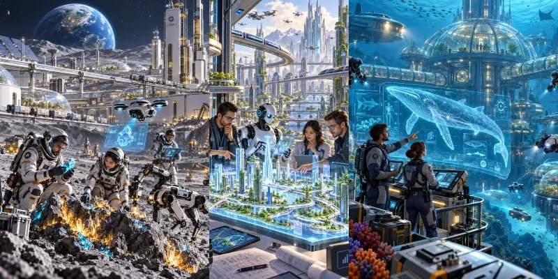 Futuristic Science Technology Concepts generated by undefined