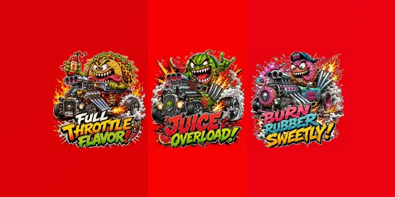 Monster Engine Mayhem Tshirts generated by undefined