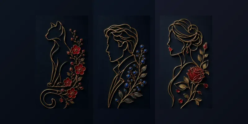Sophisticated 3D Profile Graphic Creators generated by undefined