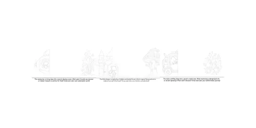 Interactive Story Coloring Pages For Kids generated by gemini-image