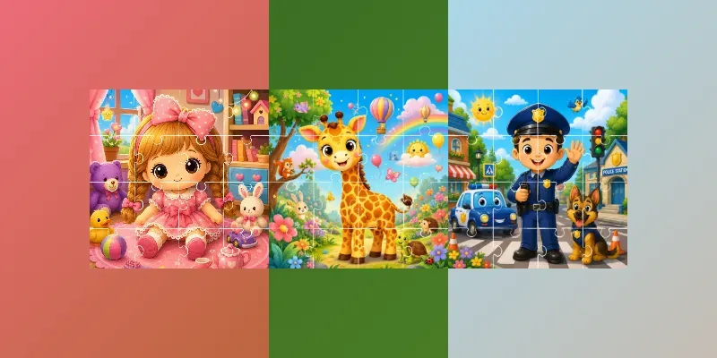 Kids Puzzle Illustration Generator generated by undefined