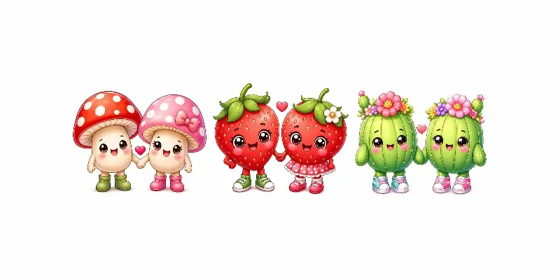 Cute Cartoon Couple Collections