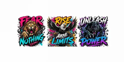 Bold Typography Animal Vector Art Packs generated by chatgpt-image