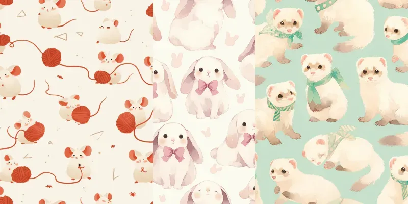 Cozy Watercolor Pets generated by undefined