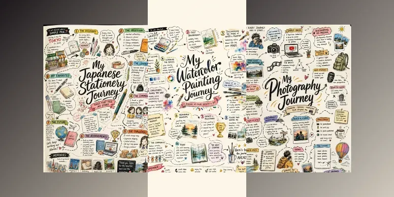 Journey Sketchnote Storytelling Packs generated by undefined