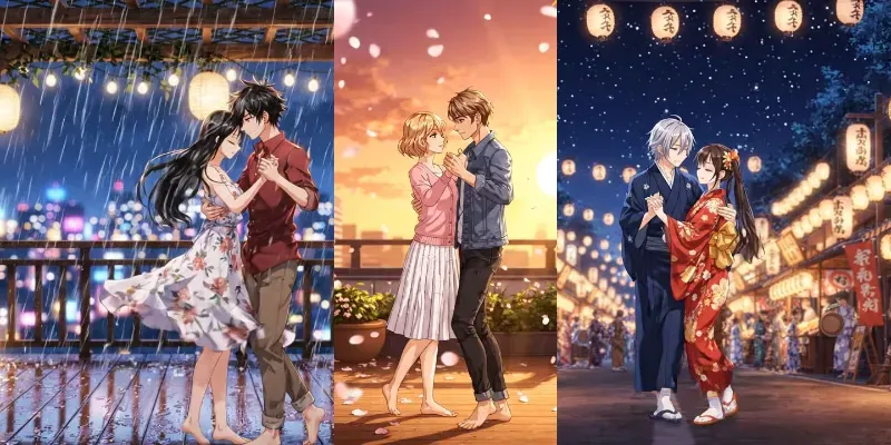 Romantic Anime Couple Dance Videos generated by undefined