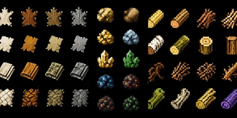 8bit RPG Material Sprite Sheet Generator generated by undefined
