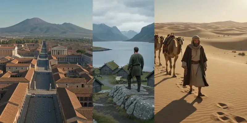 Cinematic Historical Journey Generator generated by undefined