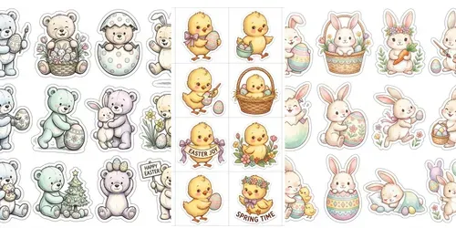 Etsy Sticker Sheet Generator generated by gemini-image