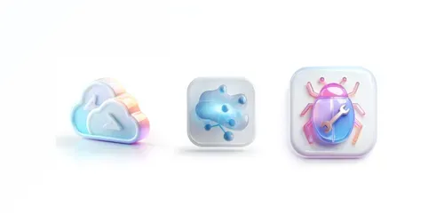 Clean Dev Icons Generator Kits generated by midjourney