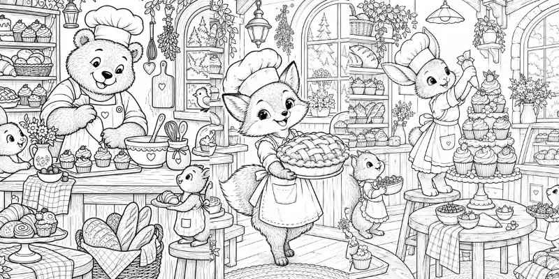 Whimsical Bakery Friends