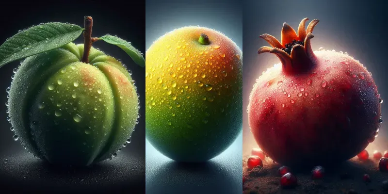 Realistic Fruit Photography generated by undefined