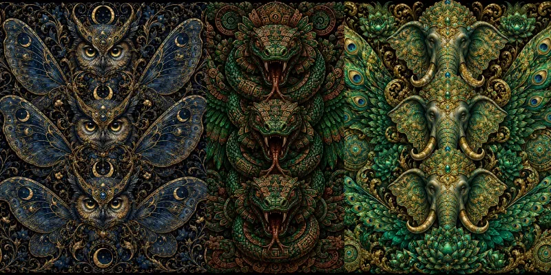 Sacred Totem Art generated by undefined