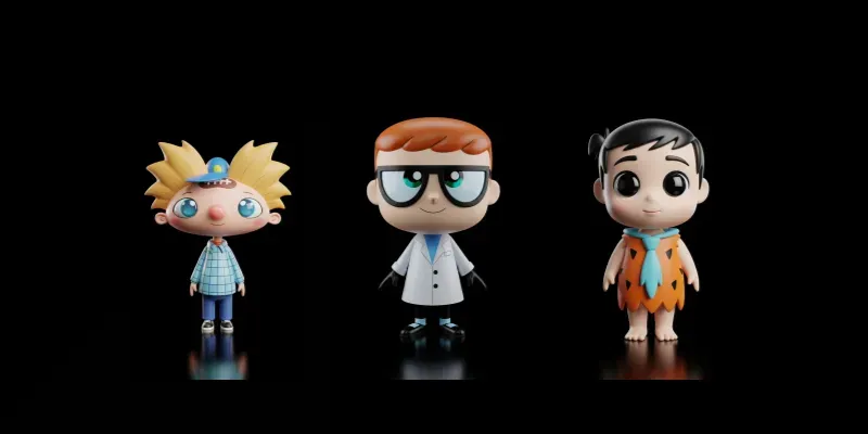 Adorable 3D Chibi Magic generated by undefined