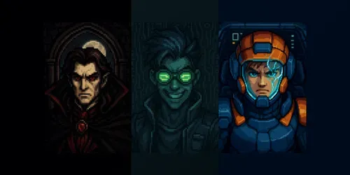 16bit Portraits generated by chatgpt-image