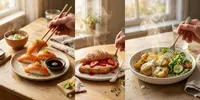 Ultrarealistic Gourmet Dishes gemini-image prompt mini thumbnail