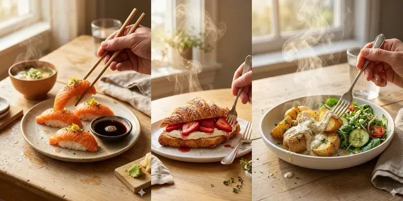 Ultrarealistic Gourmet Dishes generated by undefined