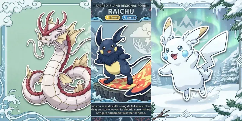 Pokemon Regional Form Reinterpretations generated by undefined