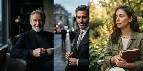 Cinematic Editorial Portraits generated by gemini-image