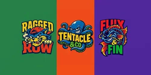 Aggressive Mascot Logo Mockups generated by chatgpt-image