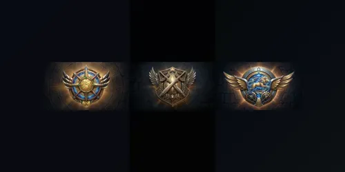 Game Achievement Badges generated by gemini-image