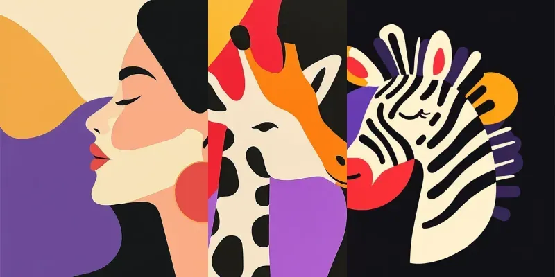 Minimalist Abstract Drawings generated by undefined