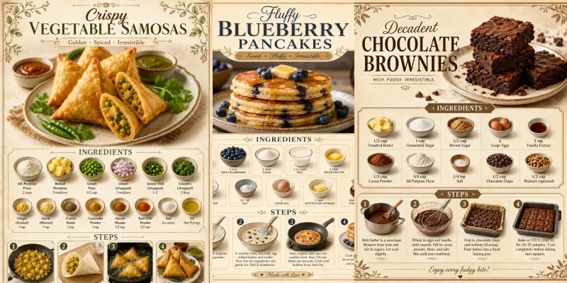 Vintage Recipe Infographic Generator generated by undefined