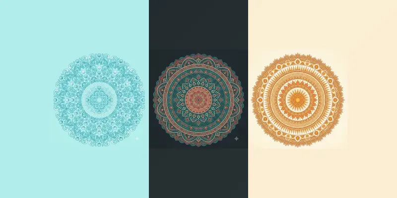 Mandala Kaleidoscope Art Studios generated by undefined