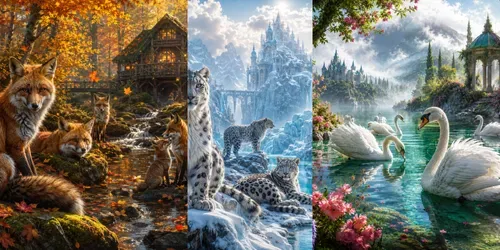 Wildlife Paradise Realms generated by chatgpt-image