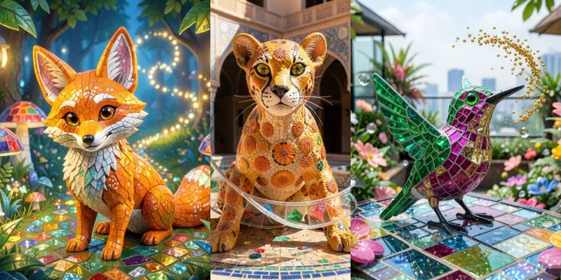 Mosaic Animal Kingdoms generated by undefined