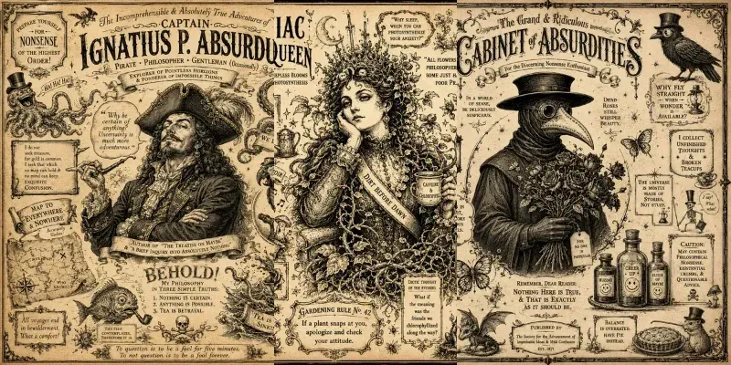 Victorian Nonsense Prints generated by undefined
