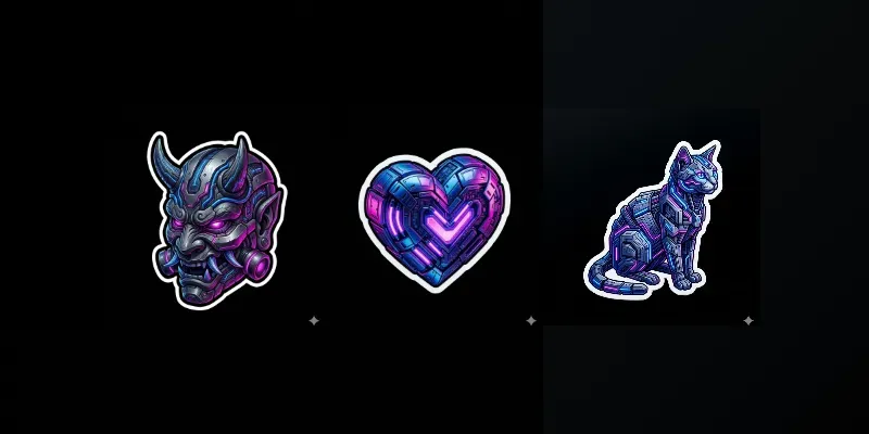Pro Cyberpunk Custom Sticker Creators generated by undefined