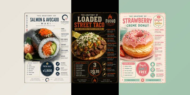Food Anatomy Poster Generator generated by undefined