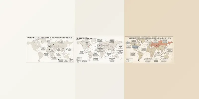 World Event Relationship Map Generator generated by undefined
