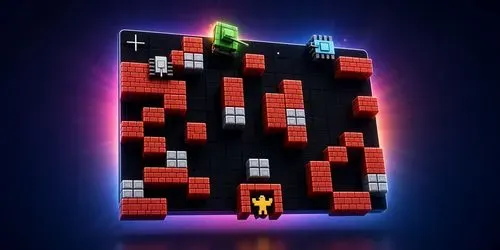 90s Retro 2D Tank Battle Game generated by claude-agent