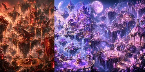 Floating Fantasy Islands generated by chatgpt-image