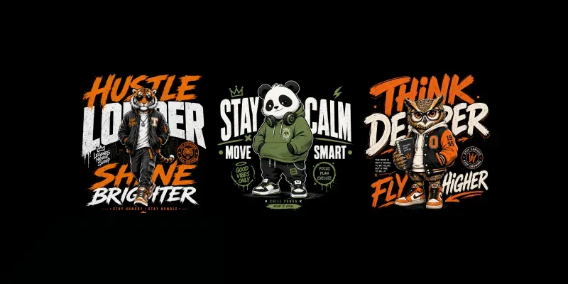 Motivational Animal Tees generated by undefined