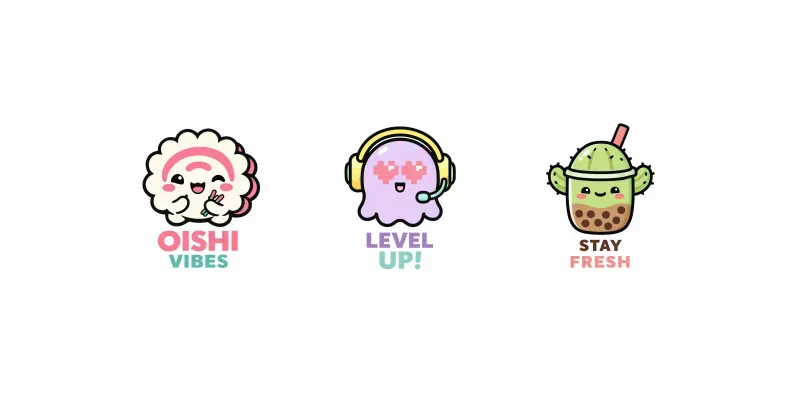 Premium Kawaii Chibi Sticker Engines generated by undefined