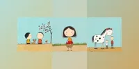 Stick Figures Childrens Illustrations midjourney prompt mini thumbnail